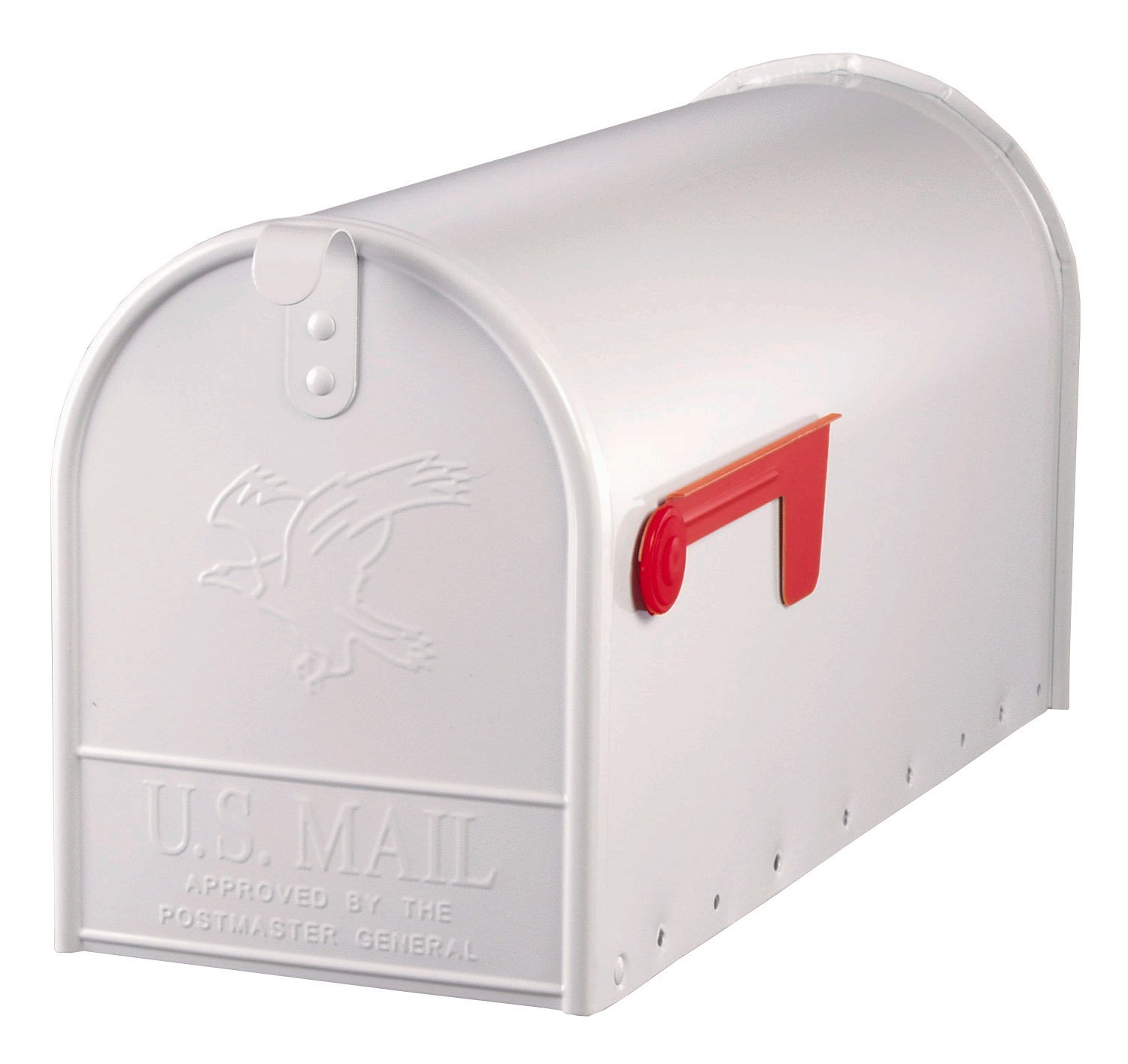 Gibraltar Solar Group Inc Large White Rural Size Mailbox  E16W