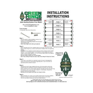 Green Hinge System C4416 50 Commercial Garage Door Hinge For