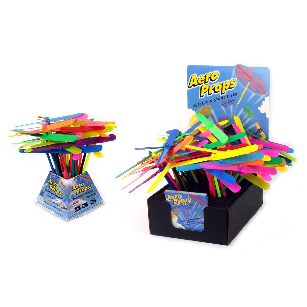 Aero-Motion V48540 Aero Props Flying Propeller Toy, Assorted colors