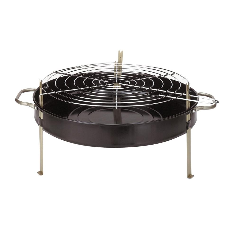 Marsh Allan 116HH Deluxe Tabletop Charcoal Grill, 18" D x 8" H