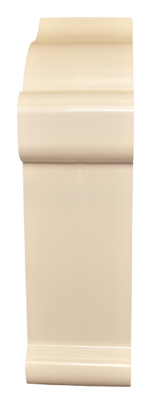 Plastx BB33 Baseboard Heater Cover, ABS Plastic, White