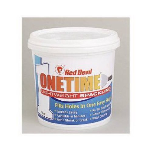 Red Devil 0542 Onetime Spackling White Compound 1/2 Pint
