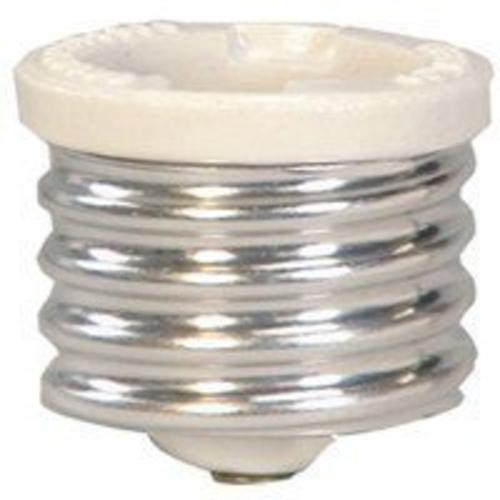 Cooper Wiring 332-BOX Keyless Lamp Socket Reducer, Mogul to Medium, White