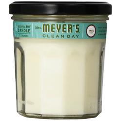 MRS MEYERS CLEAN DAY Mrs. Meyer's 44116 Mrs. Meyer's Clean Day 7.2 Oz. Basil Large Soy Candle 44116