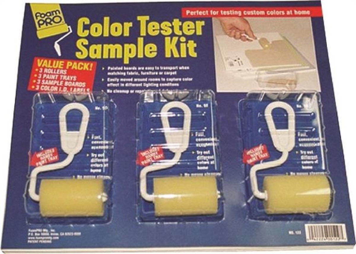 FoamPro 122 Color Tester Sample Kit, 12 Pic