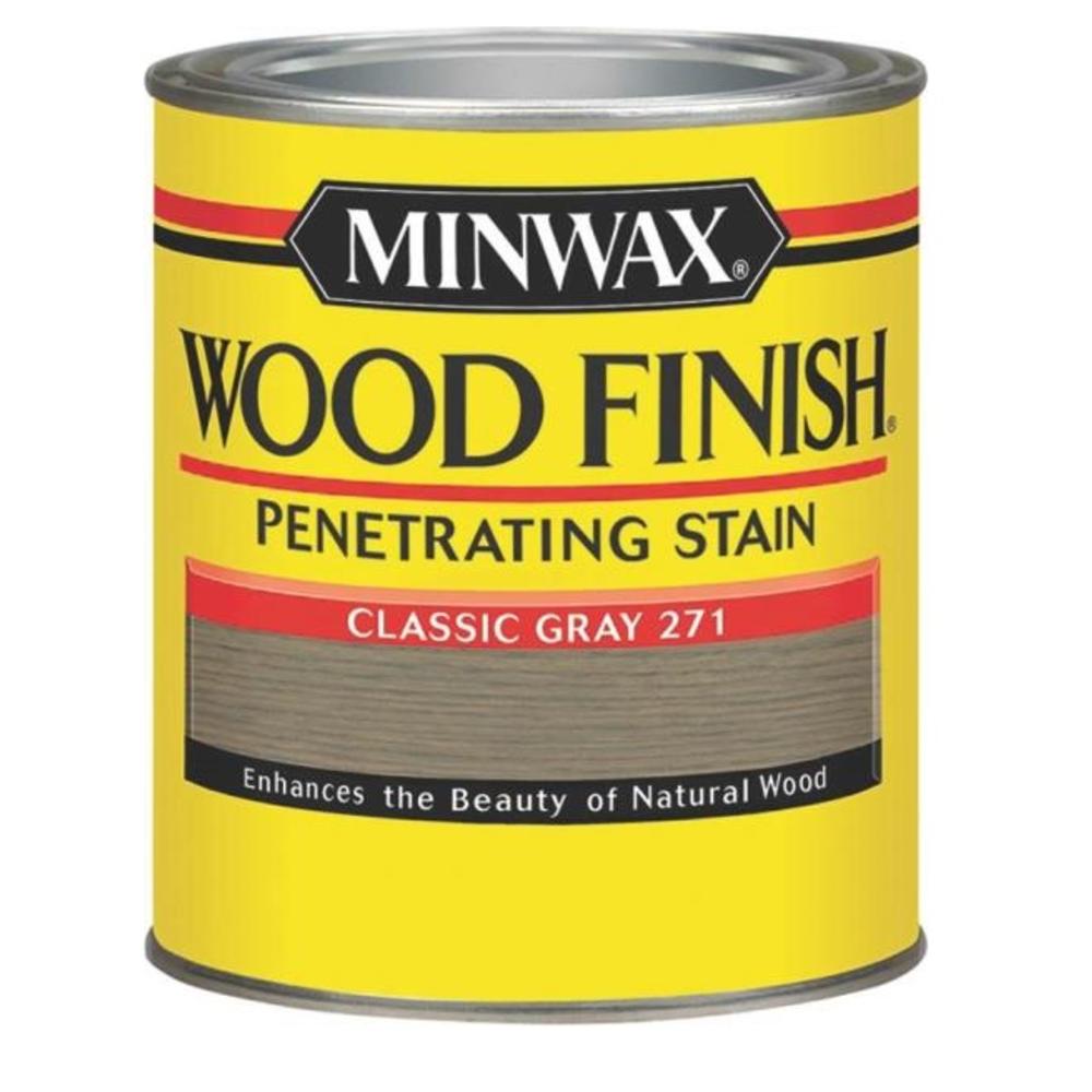 Minwax 70048 Oil Based Penetrating Wood Finish, Classic Gray, 1 Quart