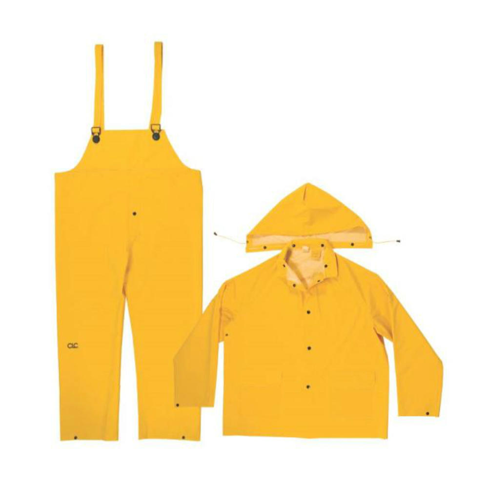 CLC R101M 3-Piece Rain Suit, Yellow, Medium