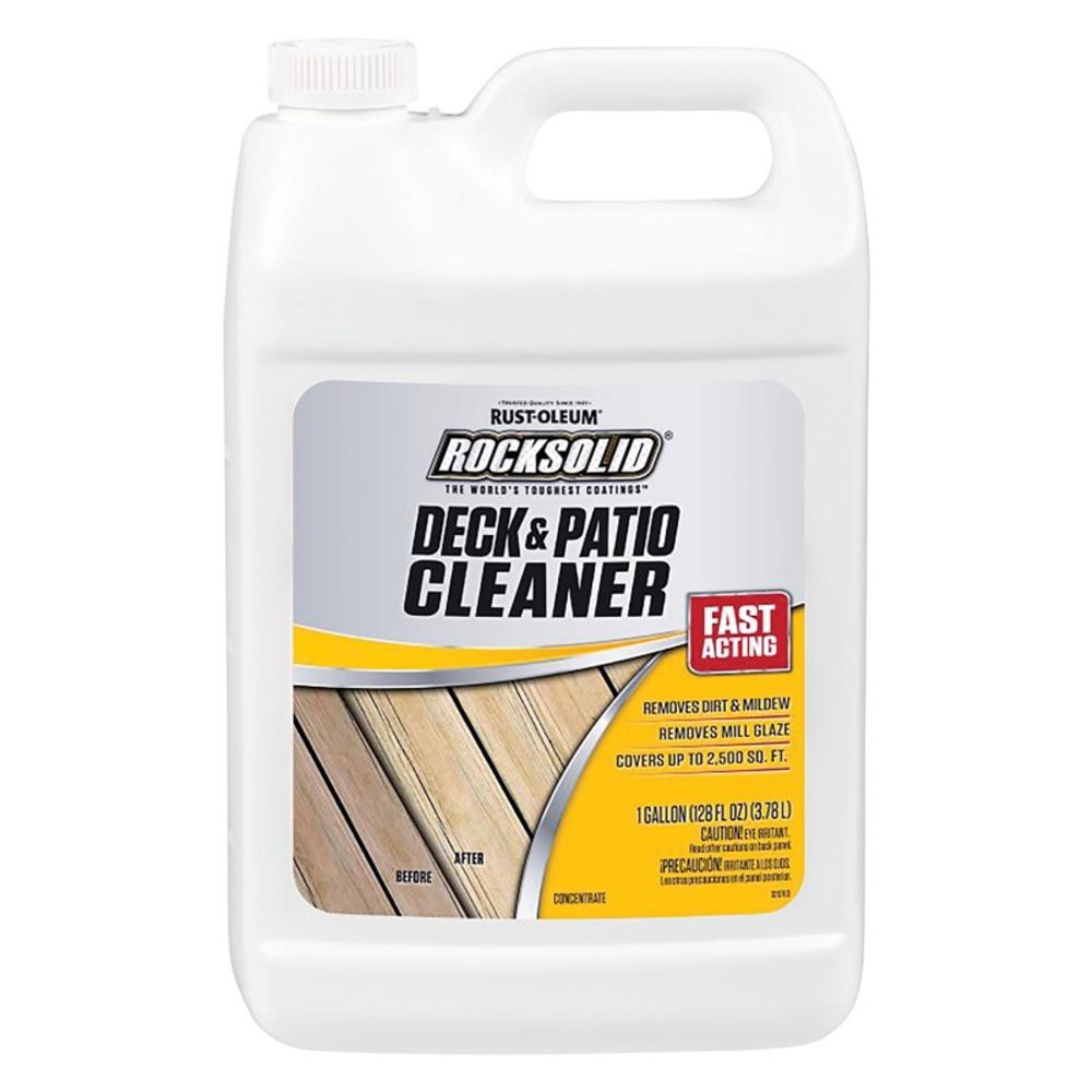 Rust-Oleum 60635 RockSolid Deck and Patio Cleaner, 1 Gallon