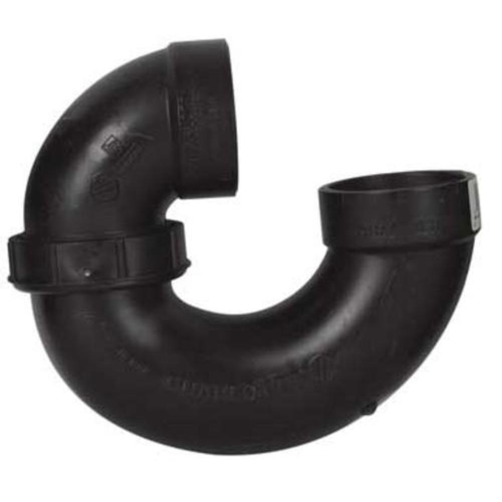 Charlotte Pipe & Found Charlotte ABS00708P0800HA Abs/Dwv P Trap With Union, 2", Black