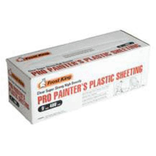Frost King 5004636 Pro Painters Clear Plastic Sheeting Roll for Multi-Purpose ,400 ft. x 0.31 mil