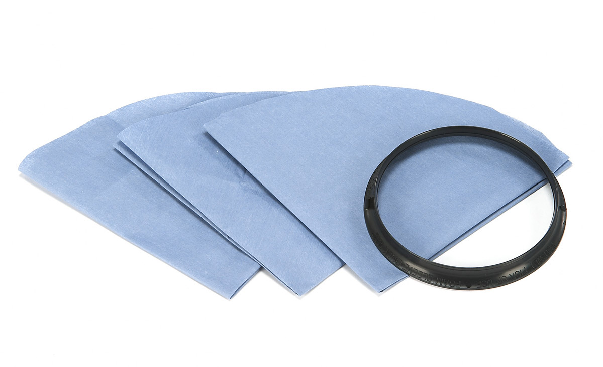 Shop-Vac 9010700 Reusable Dry Filter with Mounting Ring, 3-Count