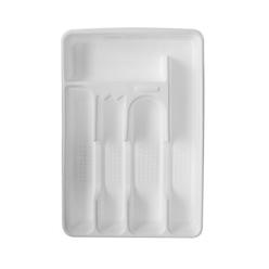 Rubbermaid 6013329 Plastic Cutlery Tray&#44; White