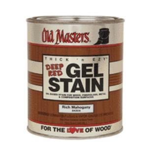 Old Masters 84204 Deep Red Gel Stain Vintage Burgundy 1 Quart