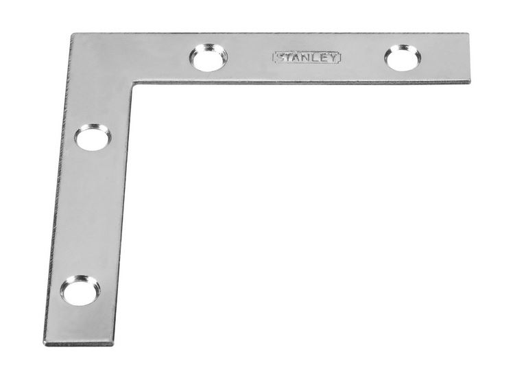 Stanley 30-6040 Zinc Plated Flat Corner Brace, 3"
