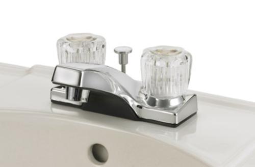 HOMEPLUS+ 4224P-CP Non-Metallic Lavatory Faucet 2 Handle, Chrome