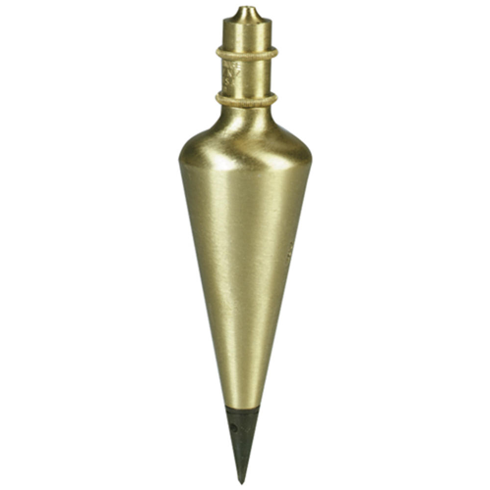 Stanley 108 Plumb Bob With Lacquered Polished Brass, 8 Oz