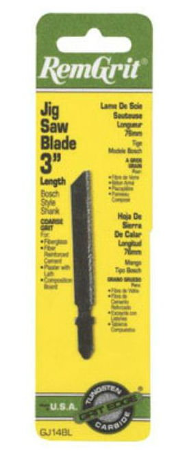Disston E0406147 Carbide Grit Jig Saw Blade, 3"