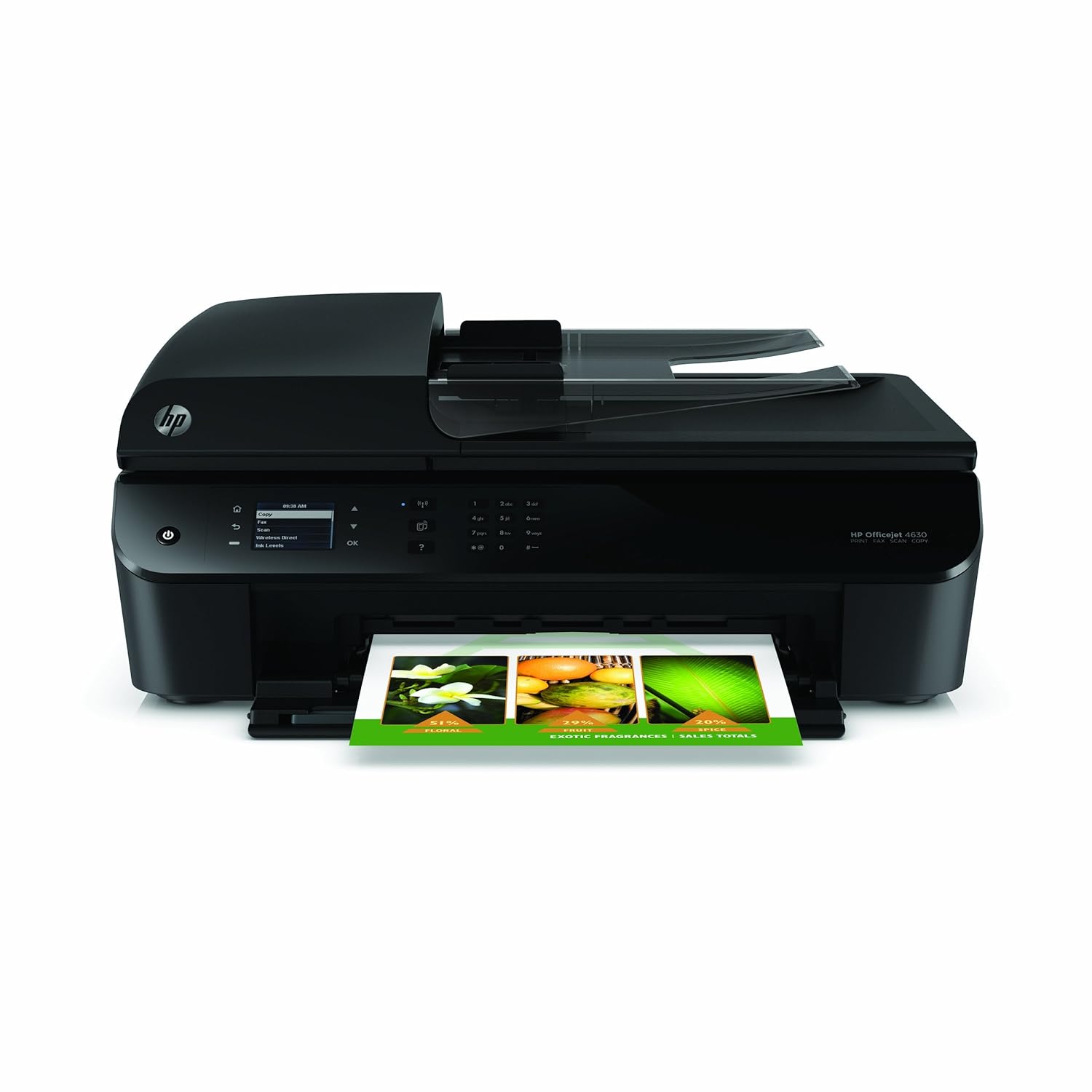 HP OJ 4630 Wireless Color Photo Printer with Scanner, Copier and Fax