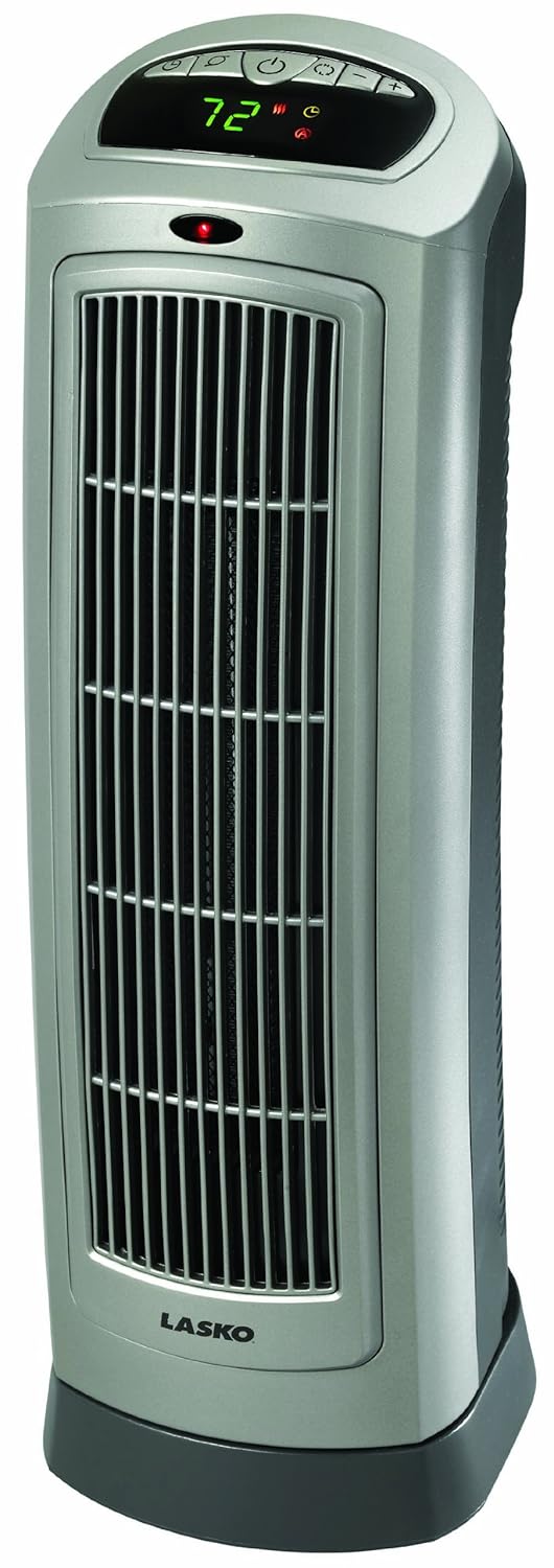 Lasko Products Lasko 755320 Ceramic Tower Heater with Digital Display and  Remote Control