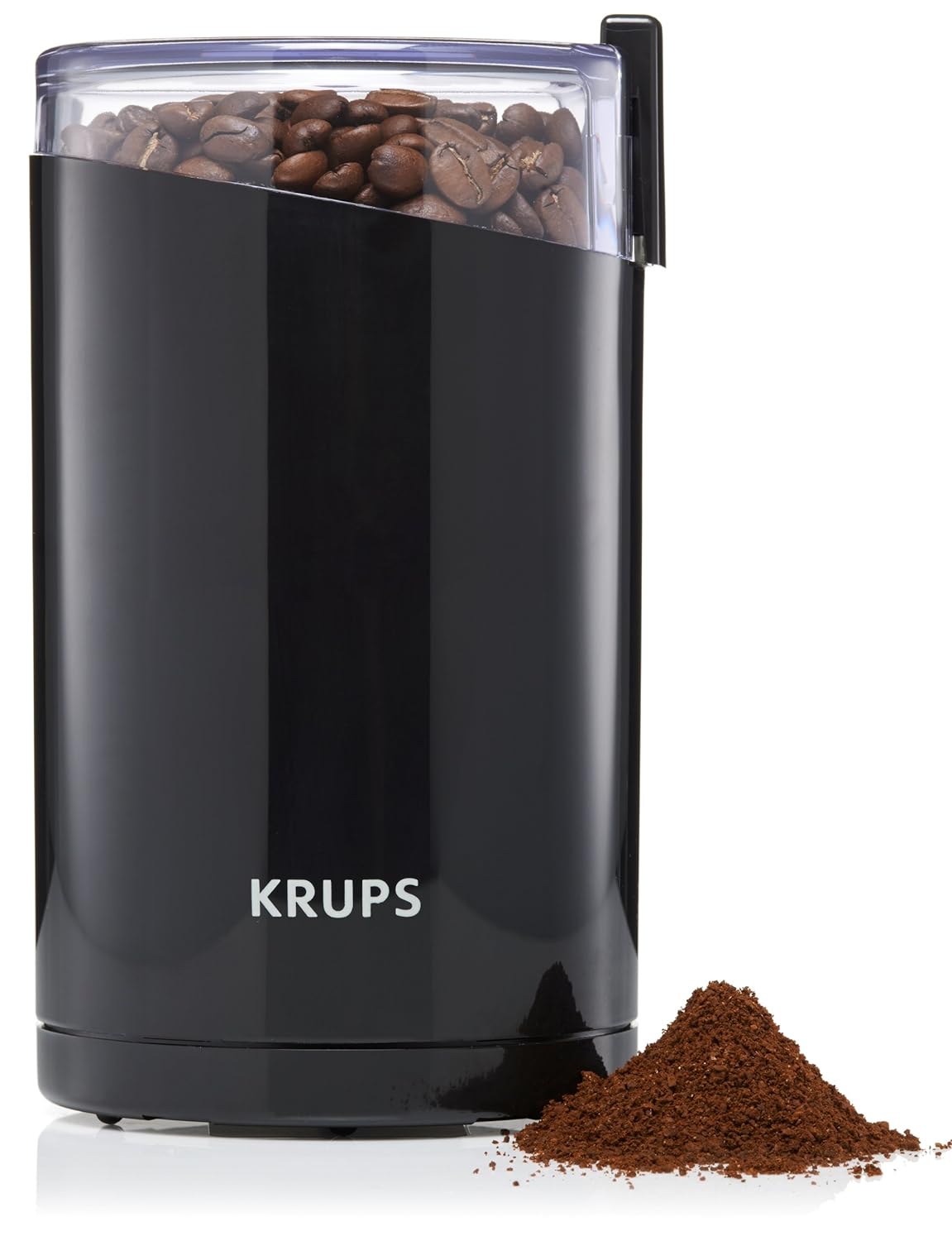 KRUPS F203 Electric Spice and Coffee Grinder with Stainless Steel Blades  Black
