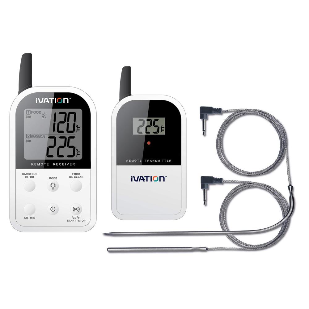 MMP Ivation Long Range Wireless Digital Thermometer Set - Dual