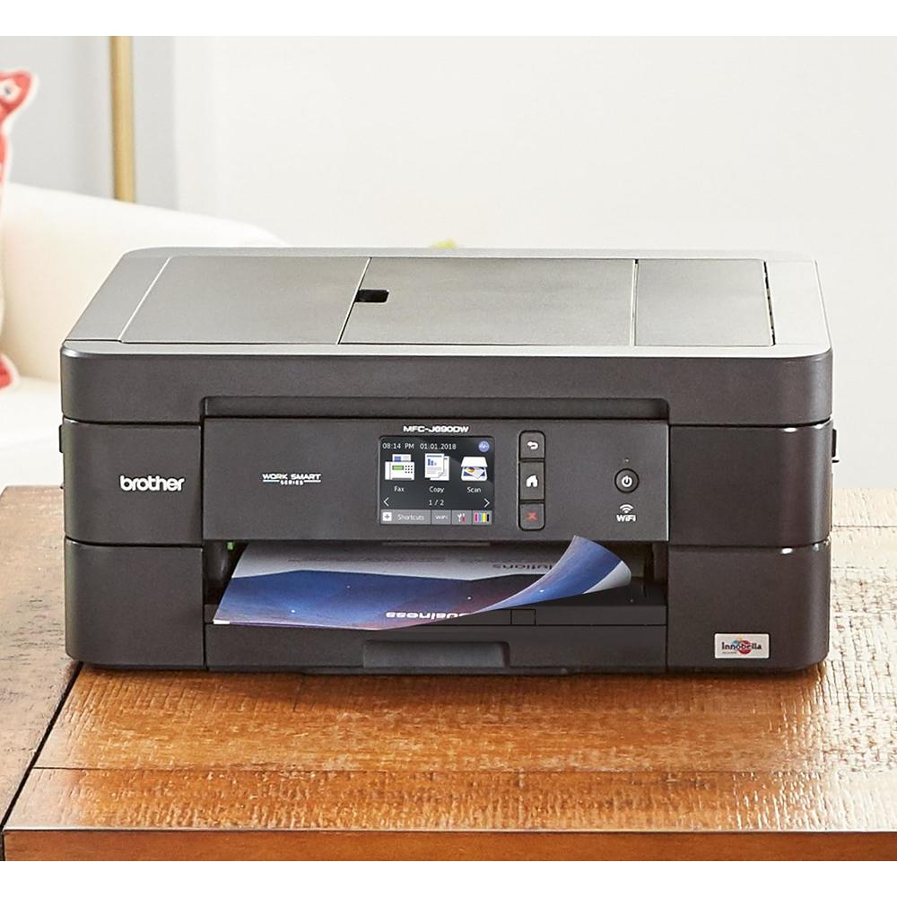 Brother Printer MFCJ690DW Wireless Color Printer with Scanner, Copier and Fax