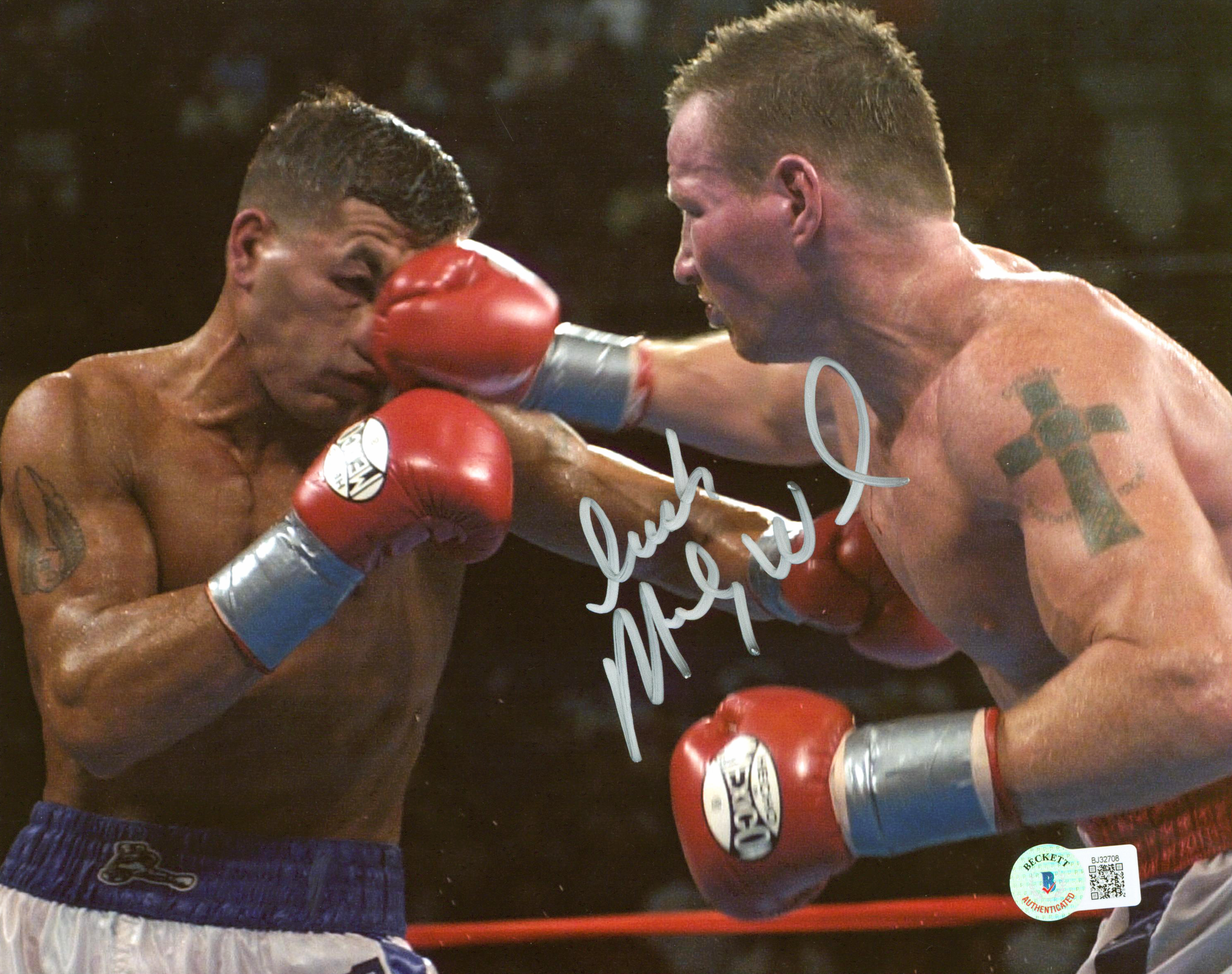 Press Pass Collectibles Micky Ward "Irish" Authentic Signed 8x10 Photo Autographed BAS #BJ32708