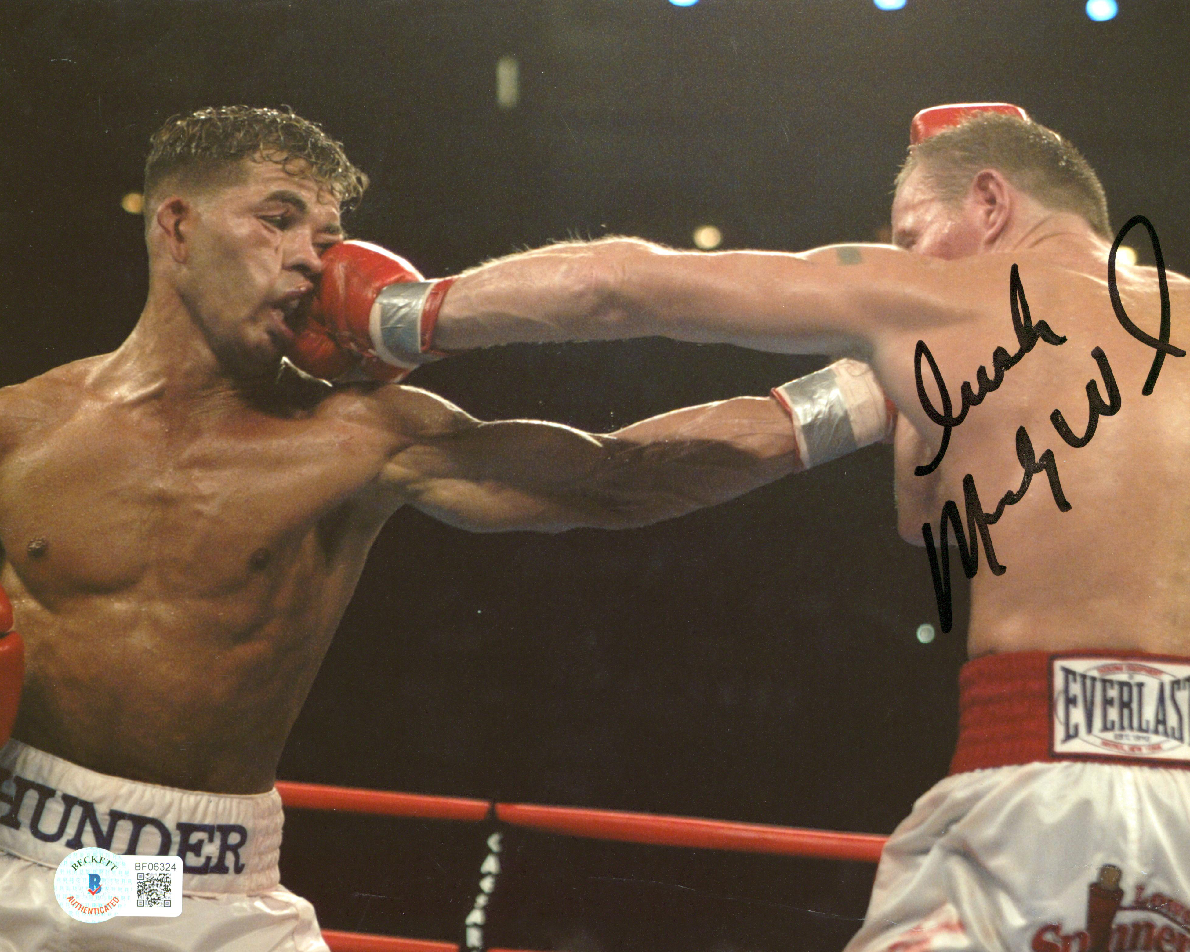 Press Pass Collectibles Boxing Micky Ward "Irish" Authentic Signed 8x10 Photo Autographed BAS #BF06324