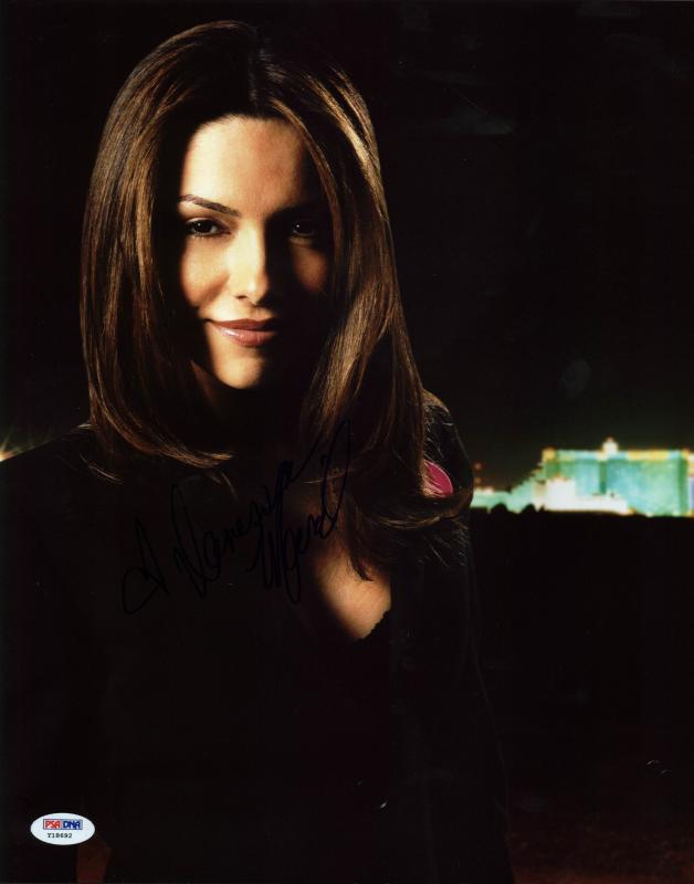 Press Pass Collectibles Vanessa Marcil Sexy Signed Authentic 11X14 Photo Autographed PSA/DNA #Y18692