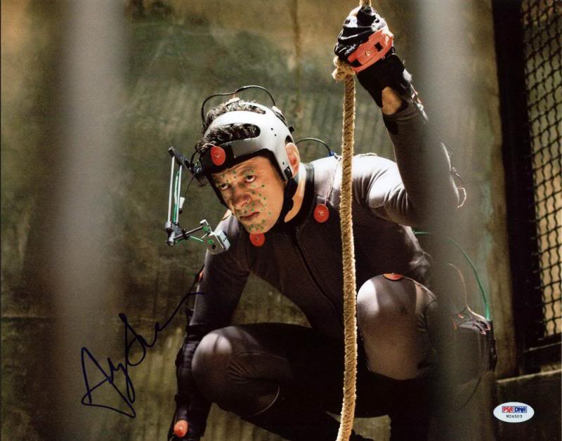 Press Pass Collectibles Andy Serkis Rise Of The Planet Of The Apes Signed 11X14 Photo PSA/DNA #W24503
