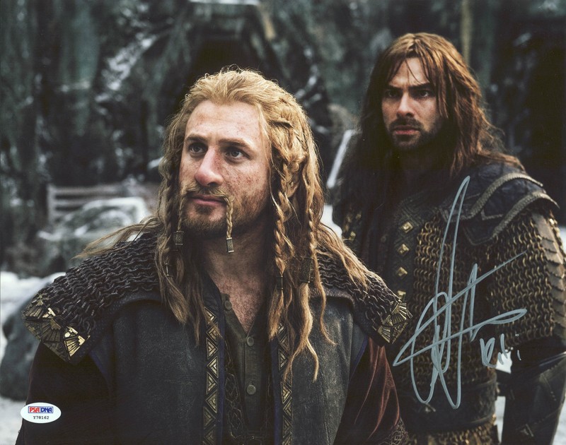 Press Pass Collectibles Aidan Turner The Hobbit Signed Authentic 11X14 Photo Autographed PSA/DNA #Y78162