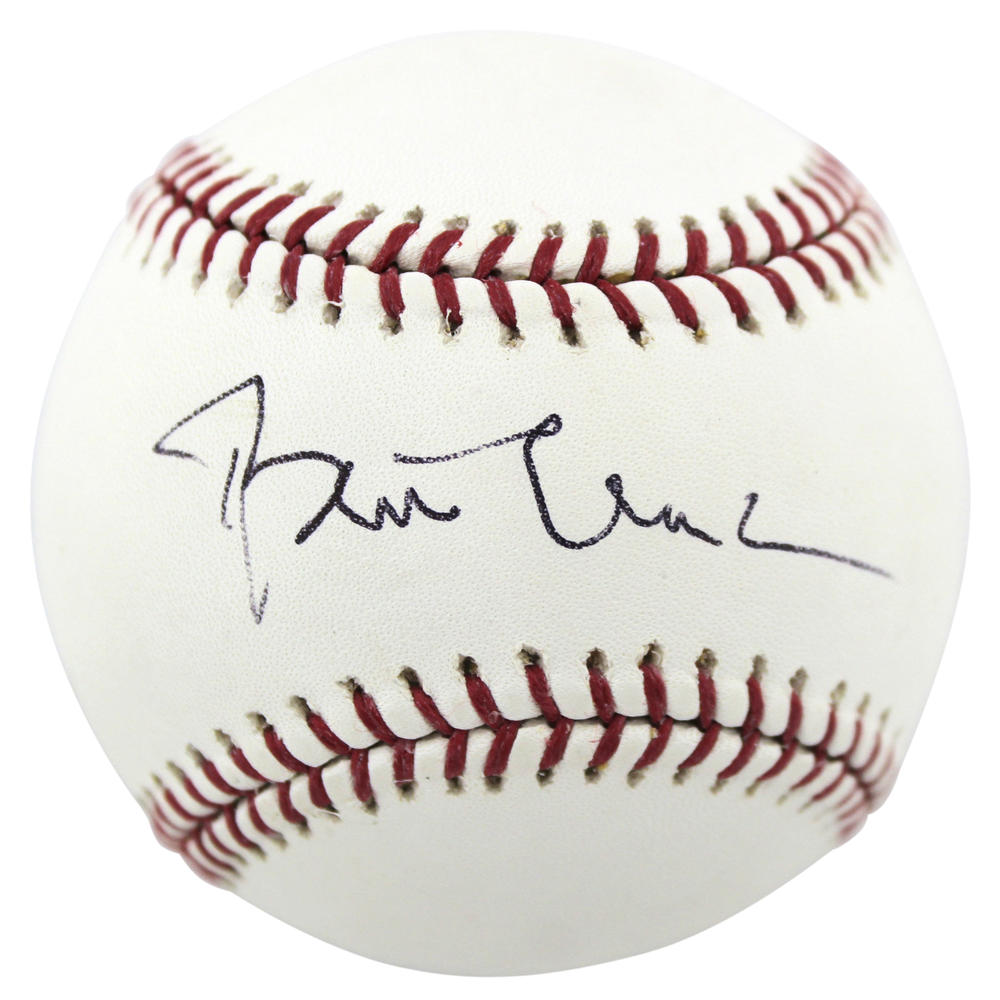 Press Pass Collectibles President Bill Clinton Signed Authentic OML Baseball Autographed JSA #X14343