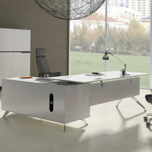 Jesper Office 400 Collection Executive Desk With Return Cabinet Jesper Office 400 Collection Executive