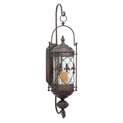 Aspire Fleur De Lis Candle Lantern Metal Wall Sconce Food Aspire Fleur De Lis Candle Lantern Metal Wall Sconce