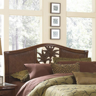 Hospitality Rattan Cancun Palm Wood And Wicker Headboard Size King Home Furniture Bedroom Headboards Hospitality Rattan Cancun Palm Wood And, Wicker Headboard King Size Bed