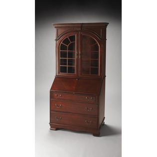 Butler Essentials Broderick Secretary Desk Finish Antique Secretary Desk