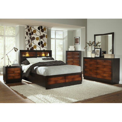 Wildon Home Rolwing Storage Panel Customizable Bedroom Set 6 Pieces Wildon Home Rolwing Storage Panel Customizable Bedroom Set 6 Pieces