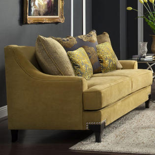 Hokku Designs Charlemagne Premium Sofa Color Gold Home Hokku Designs Charlemagne Premium Sofa Color Gold