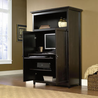 Sauder Edge Water Desk Armoire Home Furniture Office Sauder Edge Water Desk Armoire 4