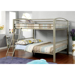 Hokku Designs Kostemia Full Over Full Bunk Bed With Ladder Home Furniture Bedroom Furniture Beds Hokku Designs Kostemia Full Over Full Bunk Bed With Ladder Home Furniture Bedroom Furniture Beds