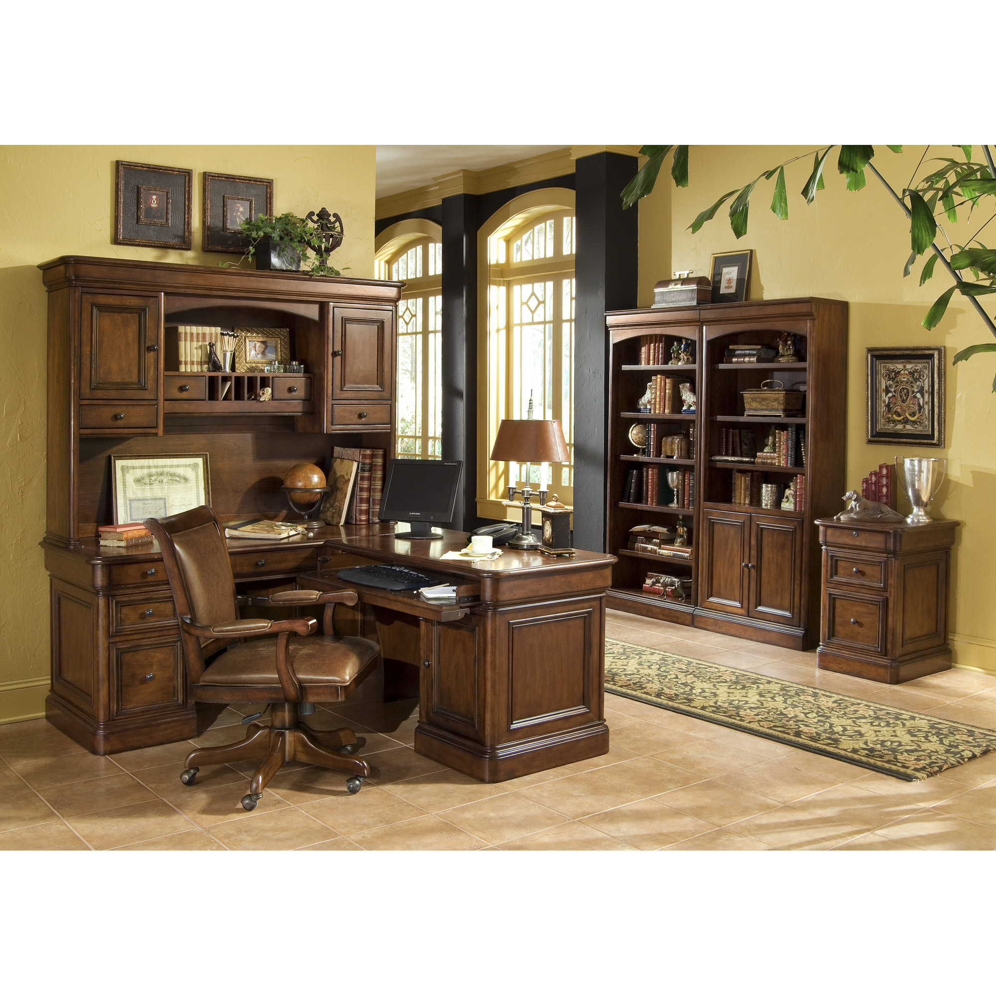 Whalen Furniture Villa Tuscano 2 Drawer File Home Furniture