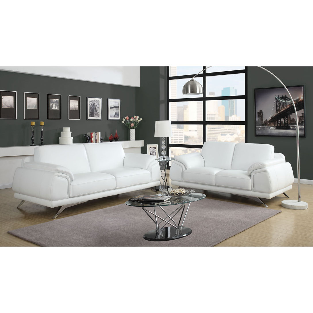 Diamond Sofa Casablanca Top Grain Leather Home Furniture Living Room Sofas Loveseats Diamond Sofa Casablanca Top Grain, Casa Blanca Home Furniture