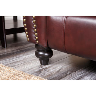 Abbyson Living Charlotte Leather Reclining Sofa And Chair