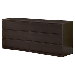 Tvilum Scottsdale 6 Drawer Dresser Finish Coffee Home