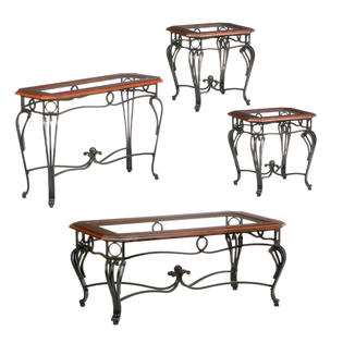 Wildon Home Troy 4 Piece Coffee Table Set Furniture