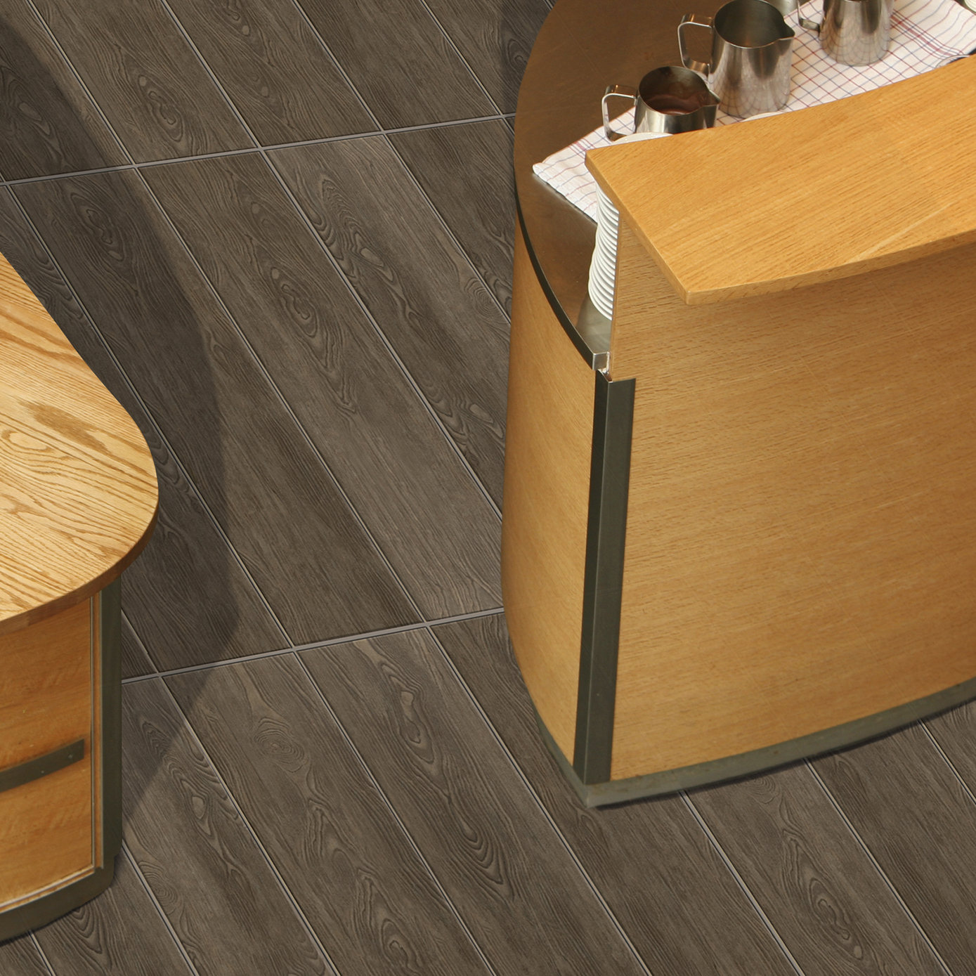 Emser Tile Alpine 36 X 4 Glazed Porcelain Floor In Espresso Emser Tile Alpine 36 X 4 Glazed Porcelain Floor In Espresso Home Improvement Flooring Ceramic Stone