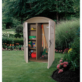 Step 2 LifeScapes 4 Ft. W x 2 Ft. D Highboy Plastic Tool Shed - Lawn ...