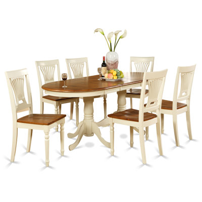 Woim Plainville 7 Piece Dining Set Finish Ermilk Cherry Woim Plainville 7 Piece Dining Set Finish Ermilk Cherry Chair Upholstery