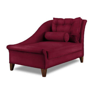 Klaussner Furniture Park Left Arm Facing Chaise Lounge Color Microsuede Cinnabar Outdoor Living Patio Chairs Patio Furniture Chaise Lounge Chairs, Left Arm Facing Chaise Lounge