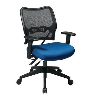 Office Star Space Mid Back Mesh Desk Chair Upholstery Element Blue Sapphire Home Furniture Home Office Furniture Office Desk Chairs